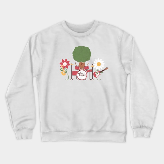 The Allergies Crewneck Sweatshirt by HandsOffMyDinosaur